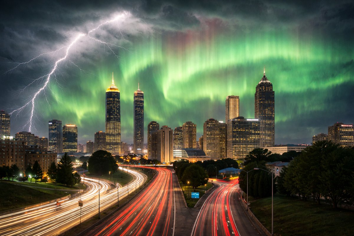 Magnetic Storms in Atlanta