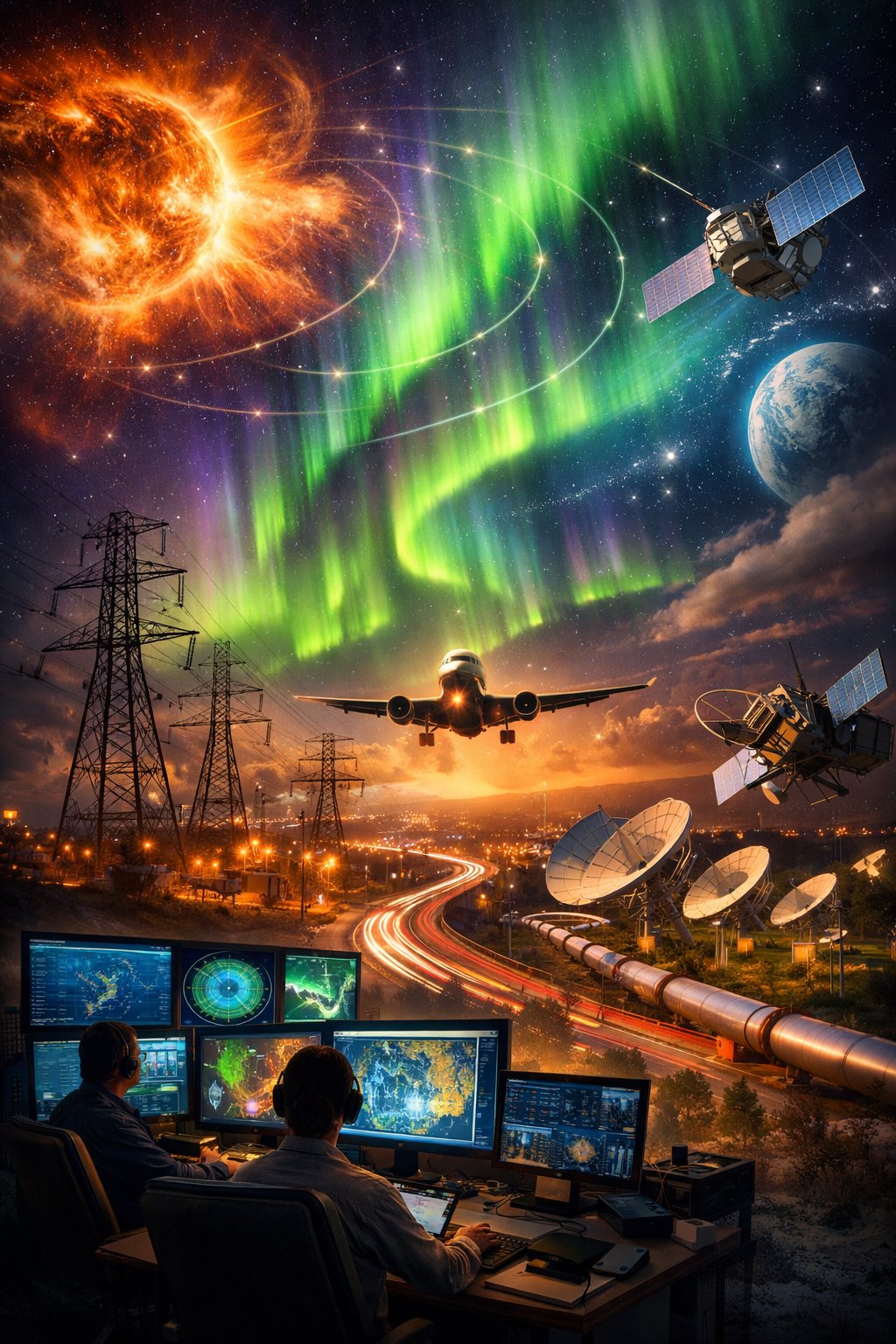 Geomagnetic activity in the USA